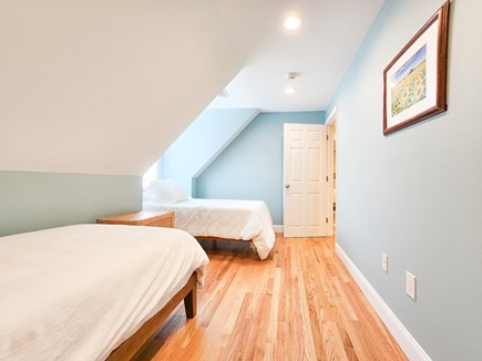 Falmouth Cape Cod vacation rental - Third bedroom with two twin beds, upper level.