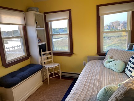 Dennis, The Swan River Sanctuary Cape Cod vacation rental - Second bedroom with armoire, storage chest, TV & Firestick