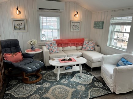 Dennis Port Cape Cod vacation rental - Coastal living room with plenty of natural light!
