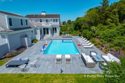 Orleans Cape Cod vacation rental - The big pool is the centerpiece of your outdoor living.