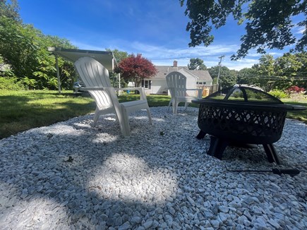 East Falmouth Cape Cod vacation rental - Fire pit in back for a great night after a day at the beach