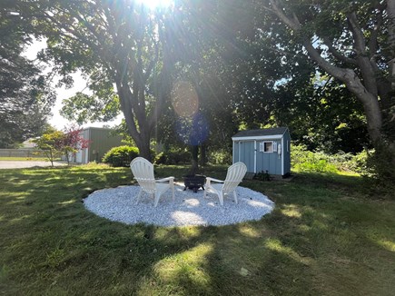 East Falmouth Cape Cod vacation rental - Spacious back yard with plenty of room for games and activities