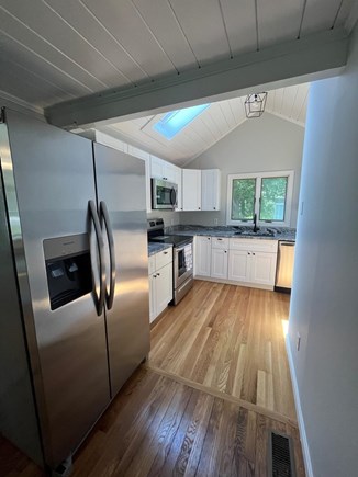 East Falmouth Cape Cod vacation rental - Kitchen window overlooks spacious backyard