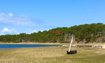 Wellfleet, Paine Hollow Cape Cod vacation rental - View of the bay & land
