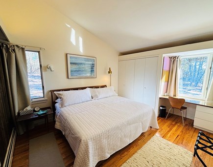 Wellfleet, Paine Hollow Cape Cod vacation rental - King bed -bedroom off bonus room.