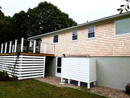 West Yarmouth Cape Cod vacation rental - Backyard deck and outdoor shower