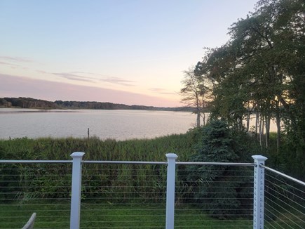 West Yarmouth Cape Cod vacation rental - Back deck looking out to the water