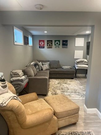 Dennis Cape Cod vacation rental - Basement with pullout couch