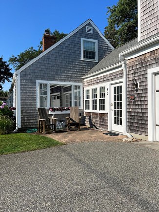Barnstable Cape Cod vacation rental - Picture window has view of water and lighthouse.