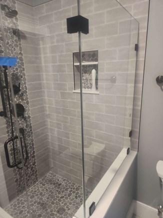 Falmouth Cape Cod vacation rental - Master bath/shower