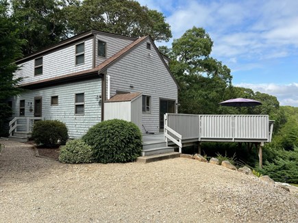 Woods Hole Cape Cod vacation rental - driveway and entrance