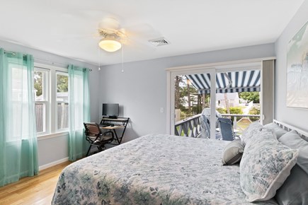 Dennis Port Cape Cod vacation rental - Comfortable king bed in the primary, and work space !
