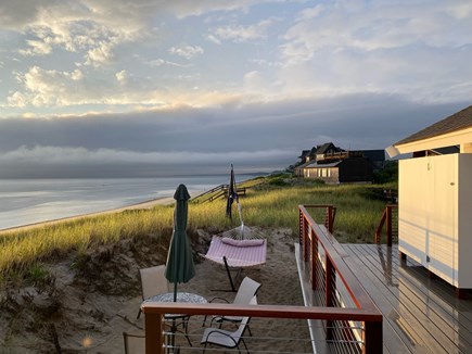 Truro, Ryder Beach Cape Cod vacation rental - Twilight from the deck overlooking Ryder Beach.