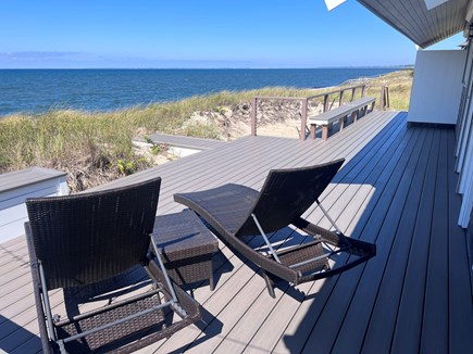 Truro, Ryder Beach Cape Cod vacation rental - View from the deck overlooking Ryder Beach and private access.