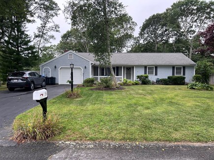 East Falmouth Cape Cod vacation rental - Our home with beautiful large front yard and one car garage