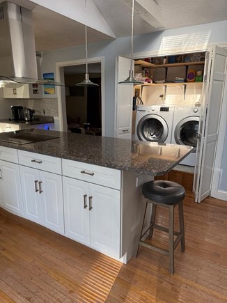 East Falmouth Cape Cod vacation rental - Large updated kitchen with convienent  laundry