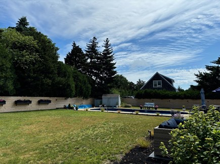 Orleans Cape Cod vacation rental - Enormous private enclosed backyard with heated pool