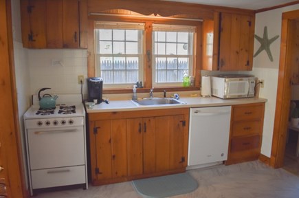 Dennis Port Cape Cod vacation rental - Kitchen with Keurig, microwave, oven, and dishwasher