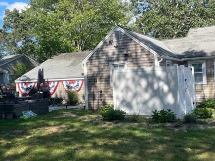 South Yarmouth Cape Cod vacation rental - A huge back yard for entertaining and playing!