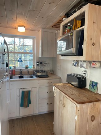 Truro Cape Cod vacation rental - Kitchen is well appointed for any meal. Electric range to left.