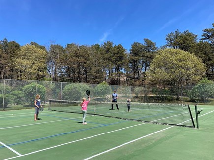 Truro Cape Cod vacation rental - Pickleball and tennis court free for community use.