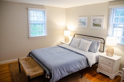 Falmouth Cape Cod vacation rental - The downstairs bedroom with queen bed is a calm retreat