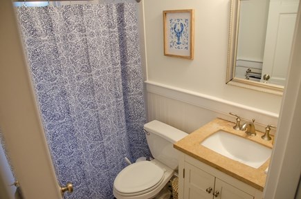Falmouth Cape Cod vacation rental - Downstairs bath with standing shower