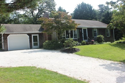 Brewster Cape Cod vacation rental - Seashell driveway big enough to park five cars