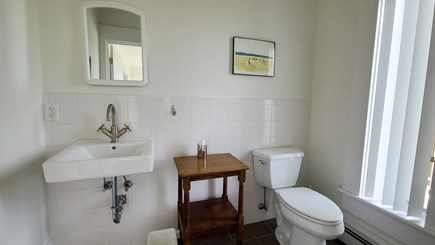 Wellfleet Cape Cod vacation rental - First floor half bathroom off sun room