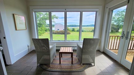 Wellfleet Cape Cod vacation rental - First floor sun room with Duck Creek views off family room