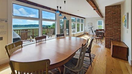 Wellfleet Cape Cod vacation rental - Dining area and kitchen share the beautiful views