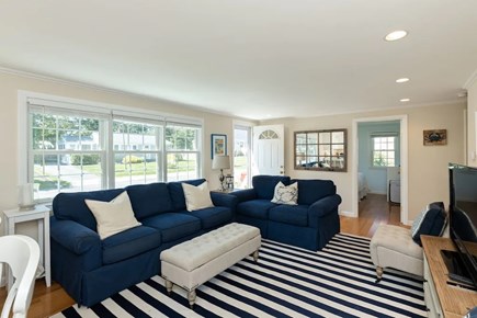 Mashpee, Popponesset Cape Cod vacation rental - Open concept living room w/ smart TV and cable.