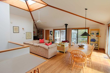 Truro Cape Cod vacation rental - Living & dining rooms