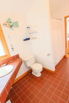 Truro Cape Cod vacation rental - One of the three bathrooms (2 have tub showers and 1 is a shower)