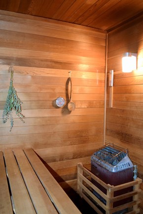 Truro Cape Cod vacation rental - Finnish Sauna for 4-6 people (2 levels, L-shaped)