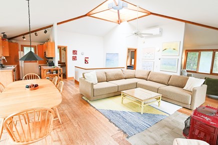 Truro Cape Cod vacation rental - Dining, Kitchen and Living all Open
