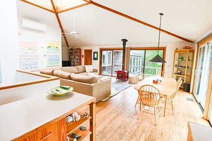 Truro Cape Cod vacation rental - Dining and Living