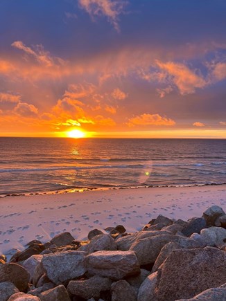Falmouth Cape Cod vacation rental - Sunset over Buzzards Bay