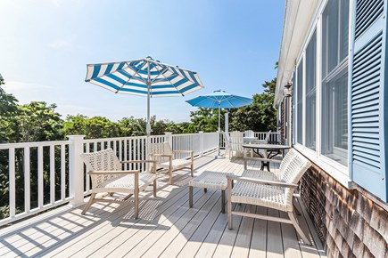 Falmouth Cape Cod vacation rental - Large deck
