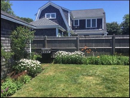Harwich Port Cape Cod vacation rental - Back yard and grill