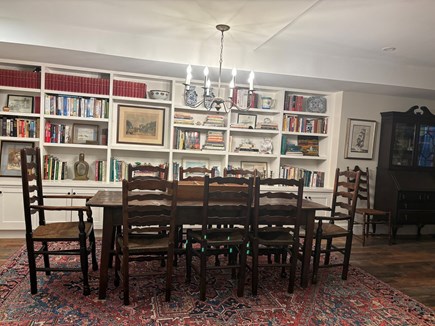 Dennis, Corporation Beach  Cape Cod vacation rental - DOWNSTAIRS- Dinning/Game room