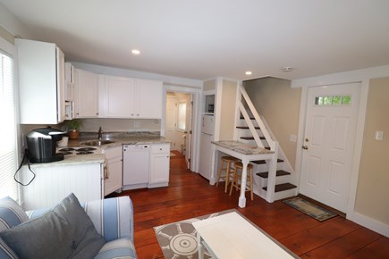 Dennis Cape Cod vacation rental - Kitchen living room stairs to bedroom