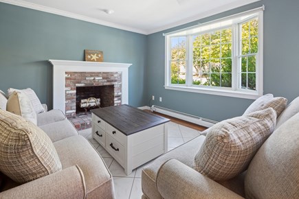 Dennis Cape Cod vacation rental - Cozy sitting room with couch and loveseat