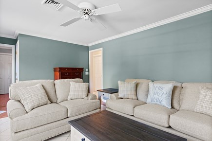 Dennis Cape Cod vacation rental - Sitting room with couch and loveseat