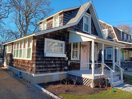 Harwich Port Cape Cod vacation rental - Front of house - waiting for shell driveway to be installed.
