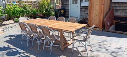 Harwich Port Cape Cod vacation rental - New outdoor patio just came! Waiting for umbrella.