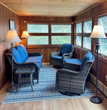 Wellfleet Cape Cod vacation rental - Part of wrap-around porch.
