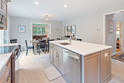 Brewster Cape Cod vacation rental - Enjoy the updated and spacious kitchen with a large island