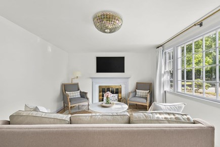 West Yarmouth Cape Cod vacation rental - Front living room with smart TV.