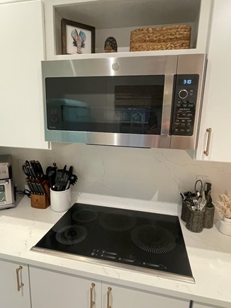 Dennisport Cape Cod vacation rental - Induction Cooktop and Convection microwave